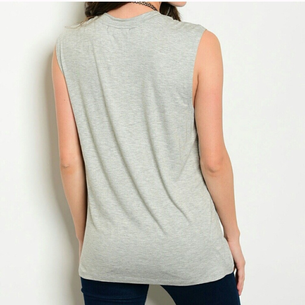 Laced V-Neck Top - Picture 2 of 2